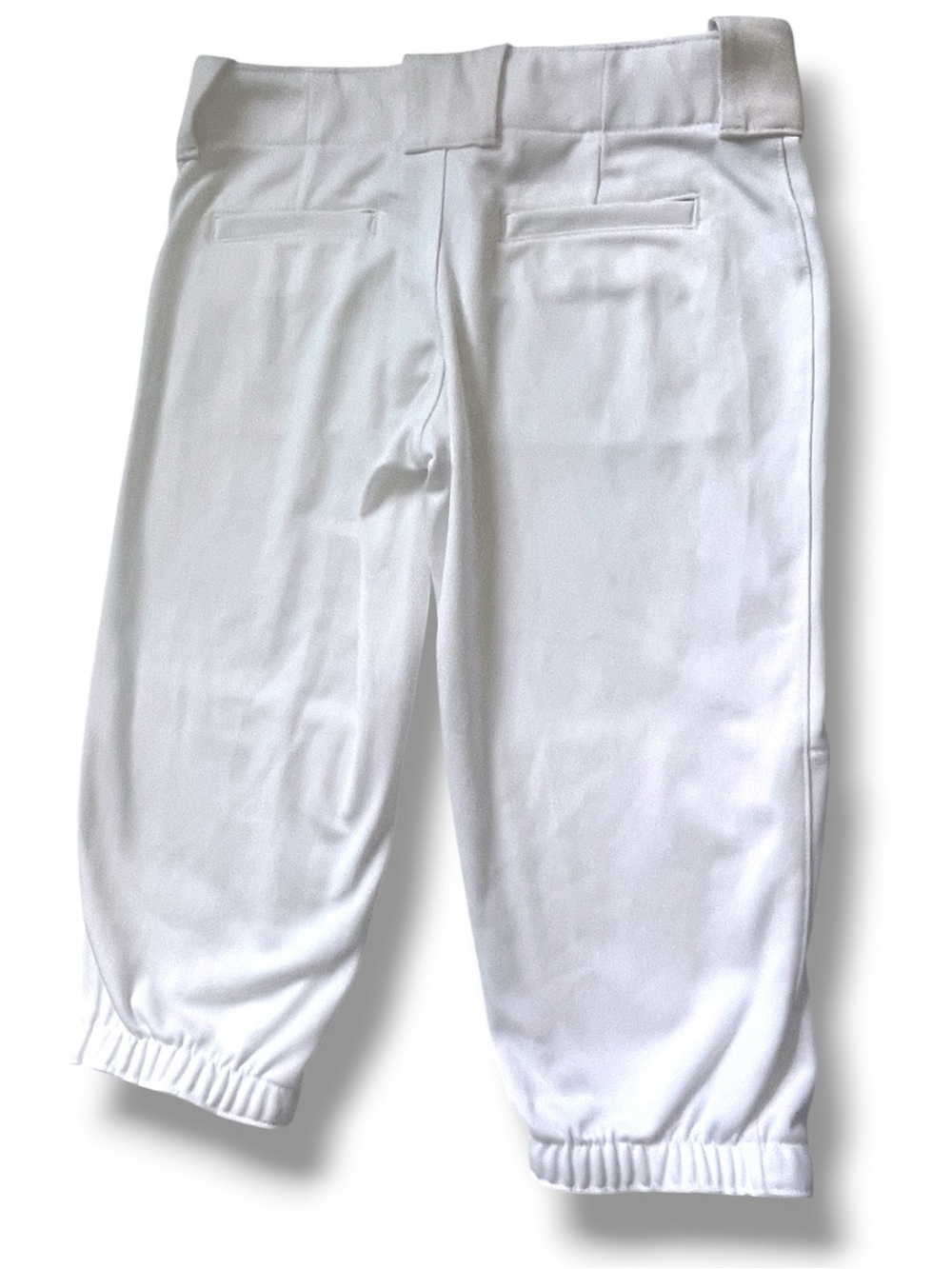 Nike Softball Pants White Knicker Stretch Athletic Uniform Pants Y2K Sporty Kids - Picture 2 of 8